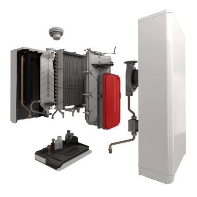 De binnenkant van de Intergas Xtend cv-ketel