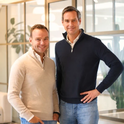 Sjors en Tim Stoffelsen, eigenaren van Warmgarant
